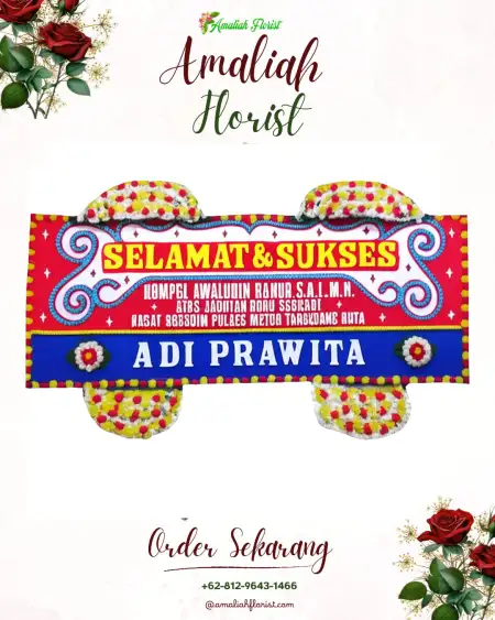 Papan Bunga Ucapan Selamat Majasetra